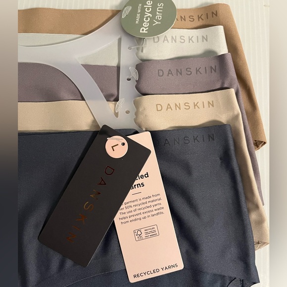 Danskin Super Slim and Thin Laser Cut Tech Sealed No-Show 5 pc Panties Set - Picture 5 of 13